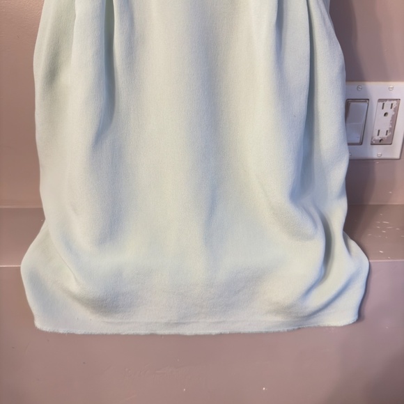 Aritzia Wilfred 100% Silk Midi Dress Light Mint Women Size 0 - Picture 3 of 8